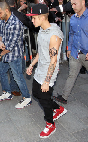 Justin Bieber, Tattoos Justin Bieber, Tattoos